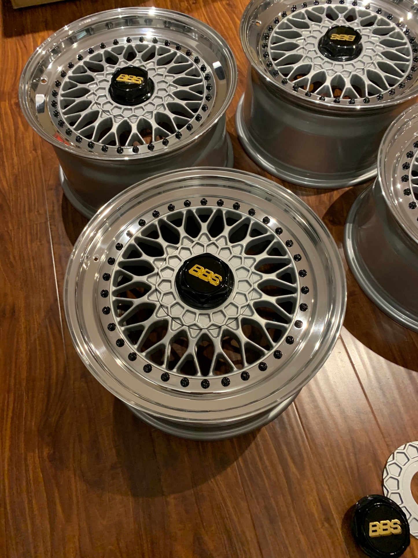 BBS RS genuine 30mm M7 bolts powder coated Gloss black 140 pieces.