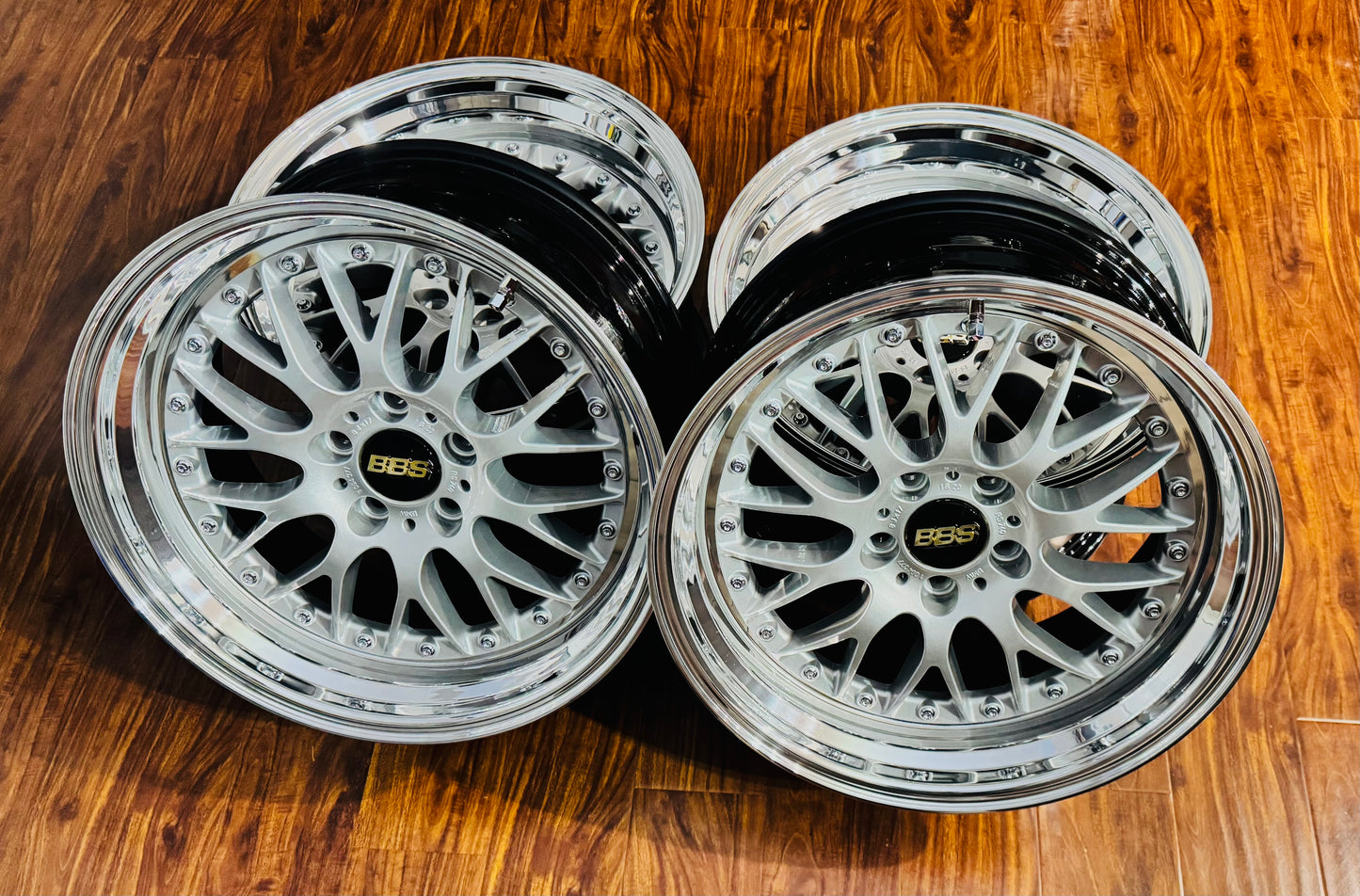 19” BBS RS740 style 42 5x120. 3 piece conversion,built to order. BMW E39 E46 E36