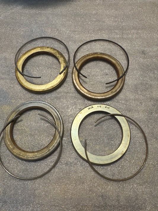 BBS LM , RS2 ,RSGT hub rings 82mm to 60mm  09.23 412 genuine set of 4  good used condition.