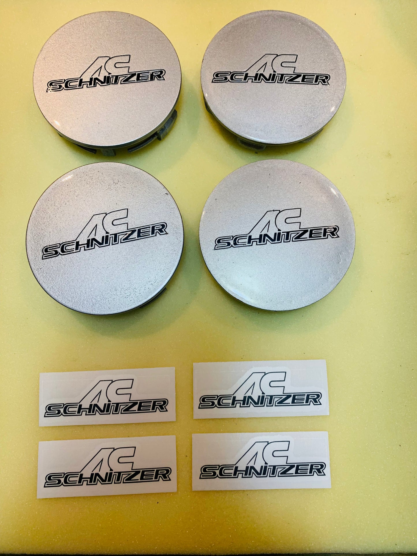Ac Schnitzer m242 caps logos set of 4