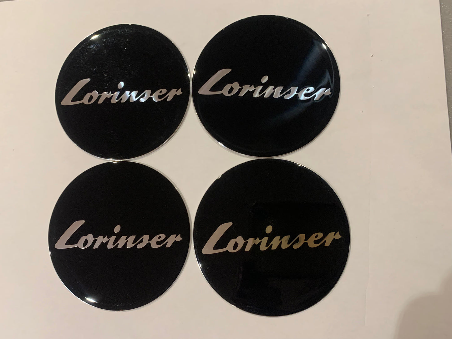 Ronal 19”/18” Lorinser RSK3 replacement caps Emblems/ Logos