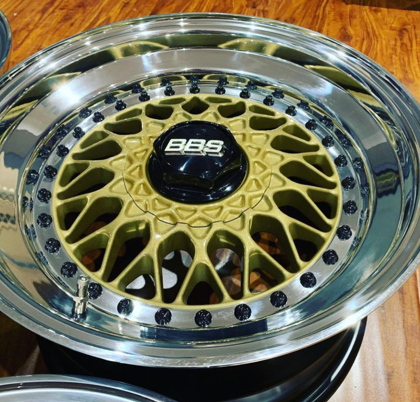16” Double step BBS RS 4x100 BMW E30 fitment.