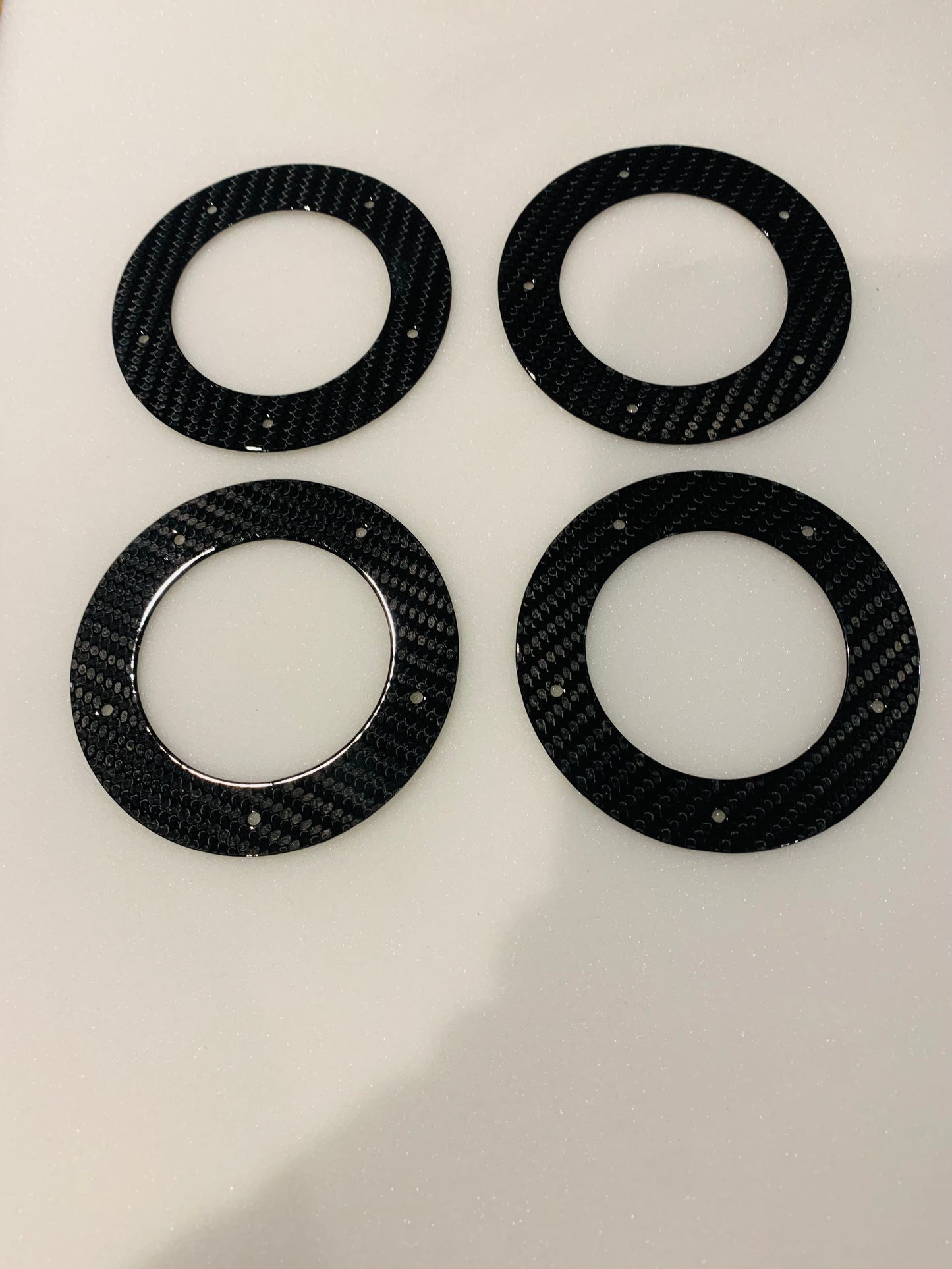 Set of 4 Hamann PG1 carbon rings