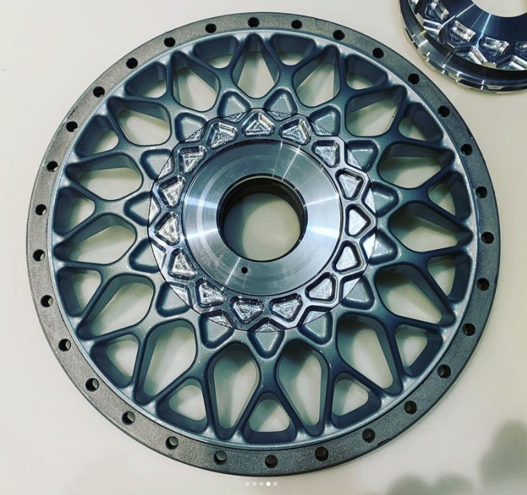 Single Billet Aluminum BBS RS replacement Waffle small tread
