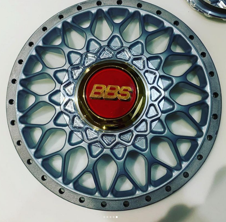 Single Billet Aluminum BBS RS replacement Waffle small tread