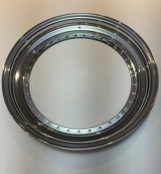 Oz Racing 17” 35 holes                 used / refurbished  genuine Outer lip Polished finish.