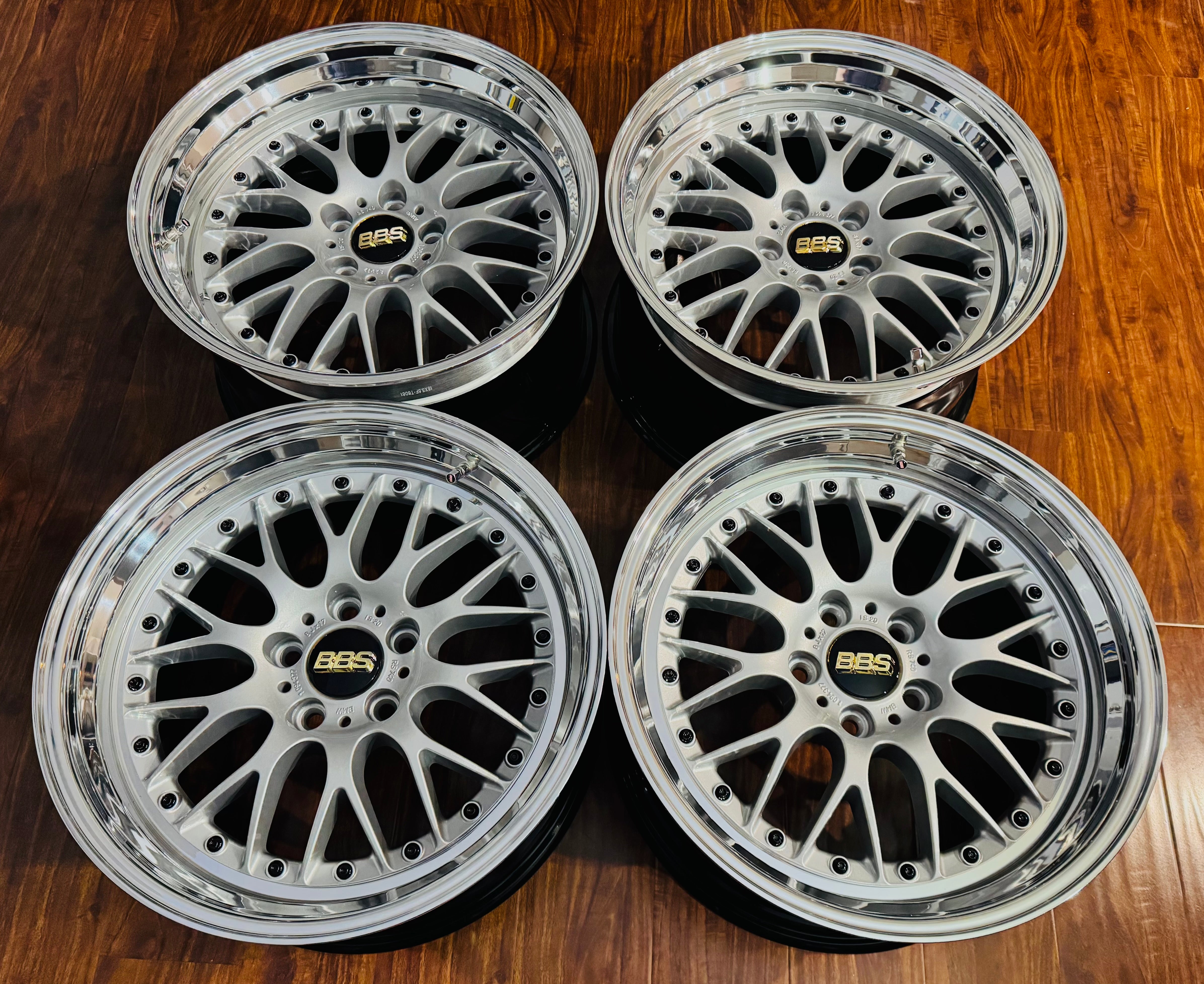 19” BBS RS740 style 42 5x120. 3 piece conversion,built to order