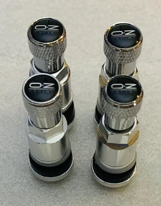 Oz Racing Aluminum Valve stems 12mm for European multi piece wheels.