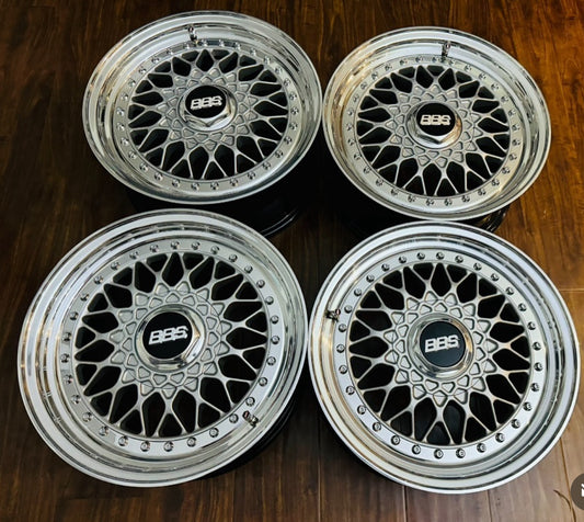 15” BBS RS VW Golf MK1  7” Square set.