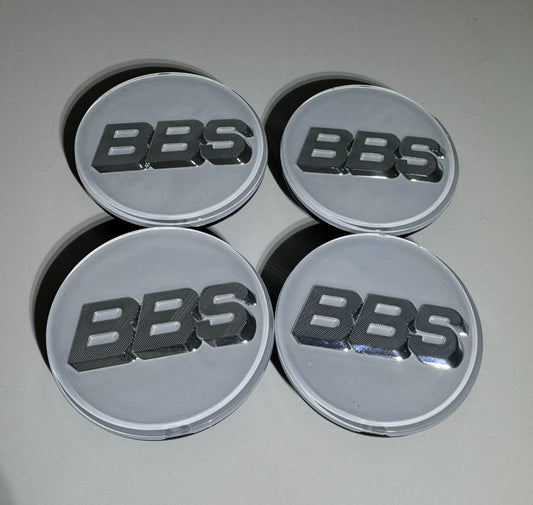 New  BBS 3D logos 70mm for BBS RS ,LM White/Gold