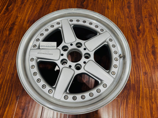 AC Schnitzer Type 2 Replacement Spoke Stickers / Emblems .            Gray set of 4.