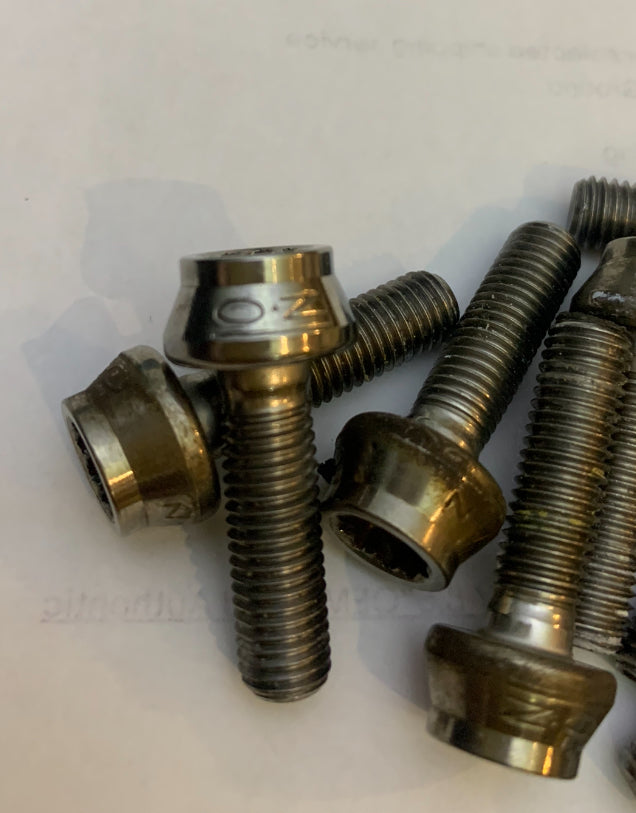 OZ Racing Titanium SPLIT WHEEL BOLT M7 x 24MM