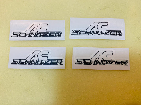 Ac Schnitzer m242 caps logos set of 4