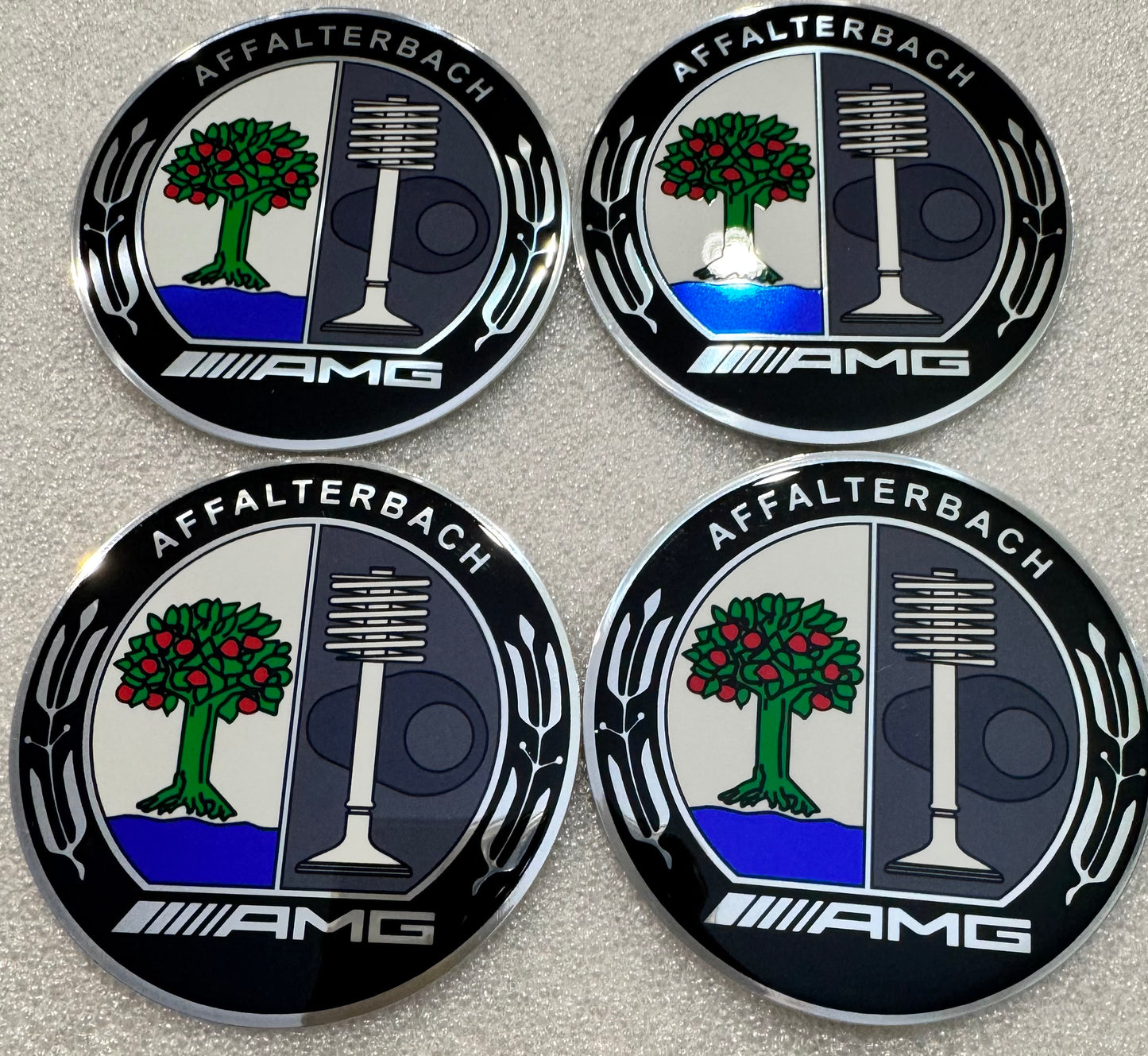 AMG  logos / emblems for  M283 M292 OZ Racing caps.