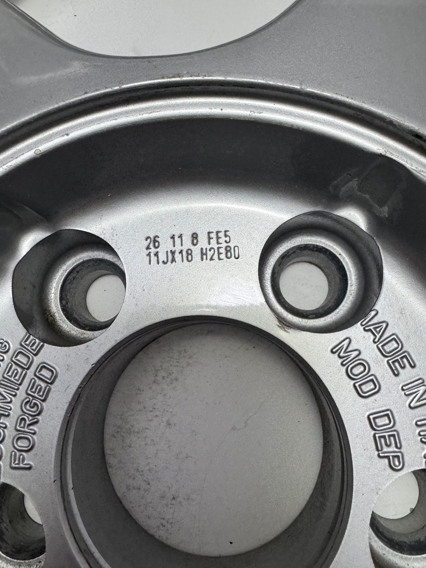 Oz Racing Futura 5x108 single Face Used Ferrari 355 GTS 18” 40 holes.