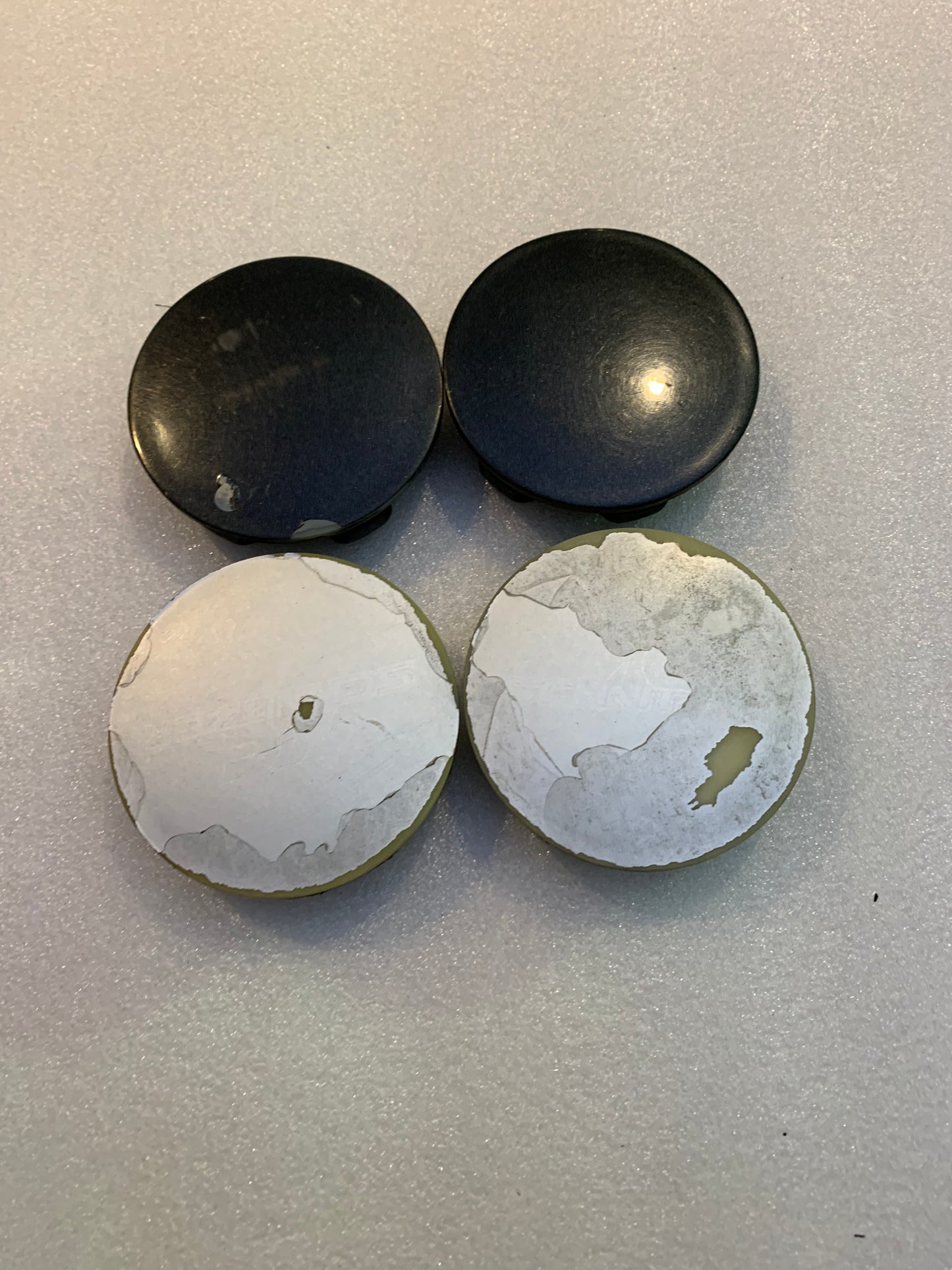 Set of 4 genuine Oz Racing M242 plastic caps 75mm, for AMG Aero3, Breyton, AC Schnitzer type 1 , Strosek wheels.