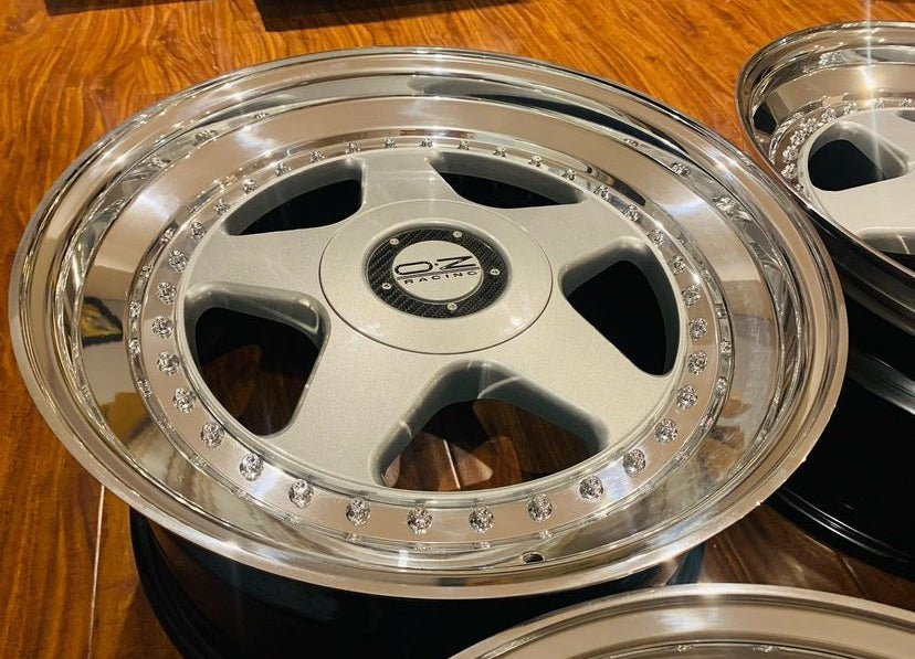 18” double step Oz Racing Futura 5x120 E36 E46 E28 E34 E30 M3 E31 E39 ...