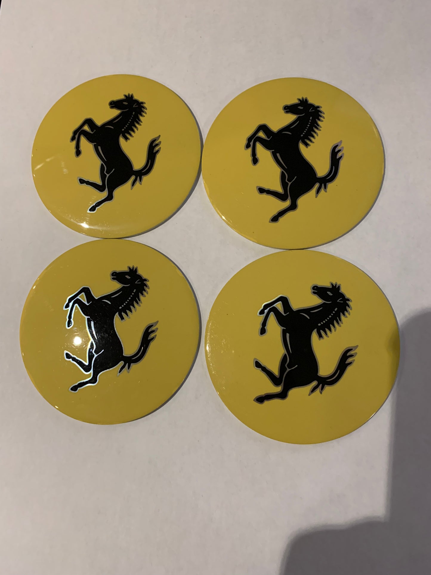 OZ Racing Futura M283 M292 caps replacement Ferrari Emblems/logos